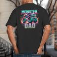 Monster Truck Dad Monster Truck Are My Jam Truck Lovers Big And Tall Men's T-Shirt Back Print