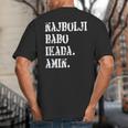Najbolji Babo Ikad Bosnian Dad Big And Tall Men's T-Shirt Back Print