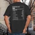 Nutrition Facts Dad Father's Day Shirt For Men Dad Big And Tall Men's T-Shirt Back Print Nutrition Facts Dad Father's Day Shirt For Men Dad Big And Tall Men's T-Shirt Back Print