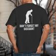 Old Man Gag Old Person Older People Men Dad Birthday Big And Tall Men's T-Shirt Back Print