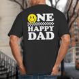 One Happy Dude Dad 1st Birthday Family Matching Big And Tall Men's T-Shirt Back Print