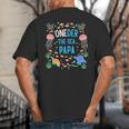 OneDer The Sea Papa 1st Birthday Dad Matching Big And Tall Men's T-Shirt Back Print