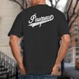 Pawpaw Vintage Retro Style For Dad Grandpa Big And Tall Men's T-Shirt Back Print