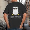 Penguin Papa Father's & Cute Dad Big And Tall Men's T-Shirt Back Print