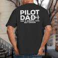 Pilot Art For Dad Men Aviation Airplane Aircraft Pilot Small Big And Tall Men's T-Shirt Back Print