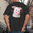 Pitbull Love Pitbull Moms Dads Big And Tall Men's T-Shirt Back Print