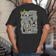Play Cars On Dad's Back Shirt Kids And Fathers Play Big And Tall Men's T-Shirt Back Print