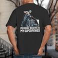 Power Washing Pressure Washing For Washer Dad Men Grandpa Big And Tall Men's T-Shirt Back Print