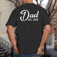 Pregnancy Announcement Daddy New Dad First Time Dad 2026 Big And Tall Men's T-Shirt Back Print Pregnancy Announcement Daddy New Dad First Time Dad 2026 Big And Tall Men's T-Shirt Back Print