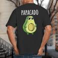 Pregnancy Announcement Shirts Men Dad Papacado Big And Tall Men's T-Shirt Back Print