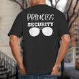 Princess Security Perfects For Dad Orr Boyfriend Small Big And Tall Men's T-Shirt Back Print
