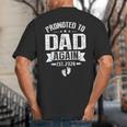 Promoted To Dad Again Est 2026 Pregnancy Announcement Big And Tall Men's T-Shirt Back Print Promoted To Dad Again Est 2026 Pregnancy Announcement Big And Tall Men's T-Shirt Back Print