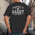 Promoted To Daddy Est 2026 1st Time Dad New Daddy Big And Tall Men's T-Shirt Back Print