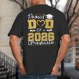 Proud Dad Of A 2026 Graduate Senior 2026 Grad Family Big And Tall Men's T-Shirt Back Print