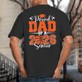 Proud Dad Of A 2026 Senior Basketball Graduation Family Big And Tall Men's T-Shirt Back Print