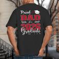 Proud Dad Of a Class Of 2026 Graduate For Graduation Big And Tall Men's T-Shirt Back Print