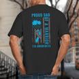 Proud Dad Of A T1D Warrior Type 1 Diabetes Awareness Big And Tall Men's T-Shirt Back Print Proud Dad Of A T1D Warrior Type 1 Diabetes Awareness Big And Tall Men's T-Shirt Back Print