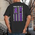 Proud NICU Dad Of NICU Warrior Micro Preemie Baby Father Big And Tall Men's T-Shirt Back Print Proud NICU Dad Of NICU Warrior Micro Preemie Baby Father Big And Tall Men's T-Shirt Back Print