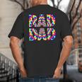 Rad Dad Trippy Hippie Tie-Dye Rainbow 70s Vibes Novelty Big And Tall Men's T-Shirt Back Print Rad Dad Trippy Hippie Tie-Dye Rainbow 70s Vibes Novelty Big And Tall Men's T-Shirt Back Print