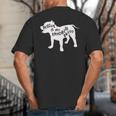 Rescue Is My Favorite BreedShirt Pitbull Mam Dad Shirt Big And Tall Men's T-Shirt Back Print