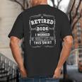 Retired 2026 Decoration Men Women Dad Grandpa Retirement Big And Tall Men's T-Shirt Back Print