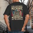 Retired Car Mechanic Tool Retirement Dad Grandpa Men Big And Tall Men's T-Shirt Back Print Retired Car Mechanic Tool Retirement Dad Grandpa Men Big And Tall Men's T-Shirt Back Print