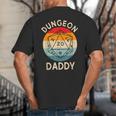 Retro Dungeon Daddy Fathers Day Big And Tall Men's T-Shirt Back Print Retro Dungeon Daddy Fathers Day Big And Tall Men's T-Shirt Back Print