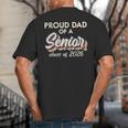 Retro Proud Dad Of a Senior Class Of 2026 Senior Dad 2026 Big And Tall Men's T-Shirt Back Print