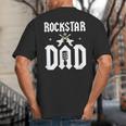 RockStar Dad Big And Tall Men's T-Shirt Back Print