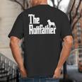 The RottFather Rottweiler Dad Shirt Men Big And Tall Men's T-Shirt Back Print