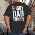 Rugby Dad Shirt Men Fathers Day Rugby Dad Big And Tall Men's T-Shirt Back Print