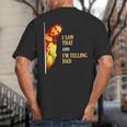 I Saw That I'm Telling Dad Religious Christian Jesus Big And Tall Men's T-Shirt Back Print
