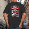 Semi Truck Driver For Truckers And Dads Small Big And Tall Men's T-Shirt Back Print