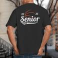 Senior Basketball Dad Class Of 2026 Graduation Graduate Big And Tall Men's T-Shirt Back Print