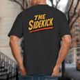 Sidekick Easy Halloween Matching Superhero Costume Dad Mom Big And Tall Men's T-Shirt Back Print Sidekick Easy Halloween Matching Superhero Costume Dad Mom Big And Tall Men's T-Shirt Back Print