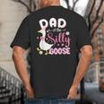 Silly Dad Goose Dad 1st Birthday Family Matching Party Big And Tall Men's T-Shirt Back Print