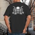 Skeleton Truck Driver Big Trucking Trucker Dad Big And Tall Men's T-Shirt Back Print