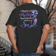 My Son Lives In Heaven Memorial Quotes Love Mom Dad Matching Big And Tall Men's T-Shirt Back Print