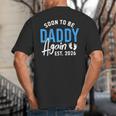 Soon To Be Daddy Again Est 2026 Dad Baby Announcement Big And Tall Men's T-Shirt Back Print