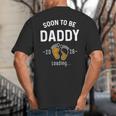Soon To Be Daddy Est 2026 Loading First Time Dad Big And Tall Men's T-Shirt Back Print