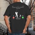 Sorry Missed Call Fisher Dad In Spanish Big And Tall Men's T-Shirt Back Print