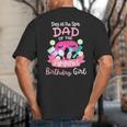 Spa Birthday Party Dad Of The Pampered Bday Girl Family Big And Tall Men's T-Shirt Back Print