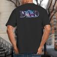 Space Dad Family Matching Mom Space Birthday Theme Party Big And Tall Men's T-Shirt Back Print