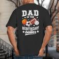 Sports Dad Of The Birthday Baller Sports Family Party Big And Tall Men's T-Shirt Back Print