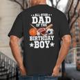 All Star Dad Of The Birthday Boy Basketball Soccer Sport Big And Tall Men's T-Shirt Back Print