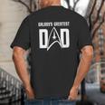 Star Trek Father's Day Galaxy's Greatest Dad Badge Big And Tall Men's T-Shirt Back Print Star Trek Father's Day Galaxy's Greatest Dad Badge Big And Tall Men's T-Shirt Back Print