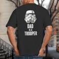 Star Wars Father's Day Stormtrooper Dad Is A Trooper Vintage Big And Tall Men's T-Shirt Back Print