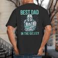 Star Wars The Mandalorian And Grogu Best Dad In The Galaxy Big And Tall Men's T-Shirt Back Print