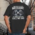 Tee Styley Mechanic Dad Novelty Small Big And Tall Men's T-Shirt Back Print