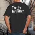 Threadrock The Girl Father Dad Of Girls Daddy Daughter Big And Tall Men's T-Shirt Back Print
